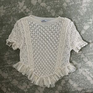 zara knit top